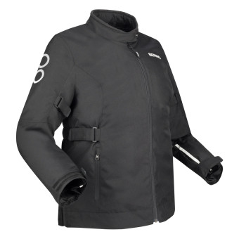 Veste Moto Bering Lady Pamela Queen Size Black White