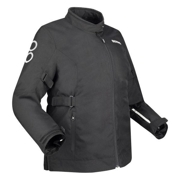 Veste Moto Bering Lady Pamela Queen Size Black White