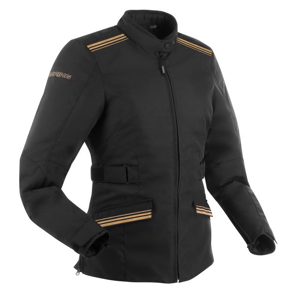 Veste Moto Bering Lady Shine Black Gold Veste Moto Bering Lady Shine Black Gold