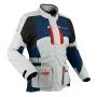 Veste Moto Bering Lady Siberia Grey Blue Red