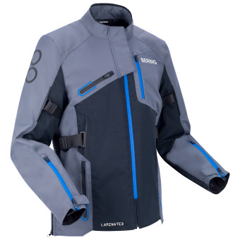 Veste Moto Bering Oxygen Jacket Gris noir bleu
