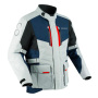 Veste Moto Bering Siberia Grey Blue Red