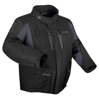 Veste Moto Bering Siberia King Size Black Grey