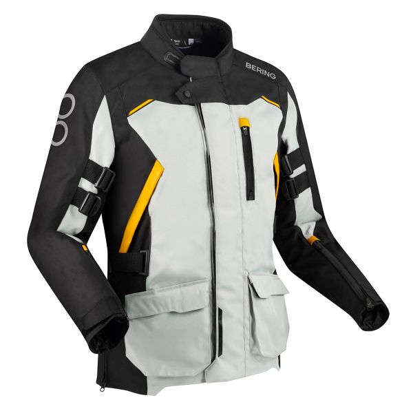 Veste Moto Bering Zephyr Black Grey Yellow Veste Moto Bering Zephyr Black Grey Yellow