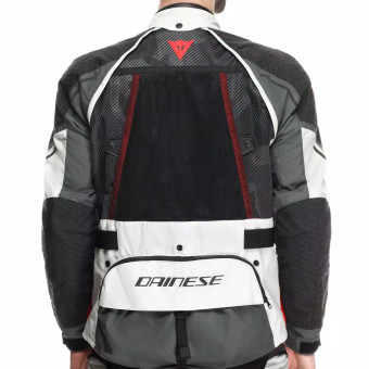 Dainese Super Adventure Absoluteshell Glacier Grey Iron Gate Red