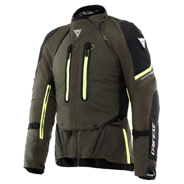 Veste Moto Dainese Super Adventure Absoluteshell Tarmac Black Fluo Yellow