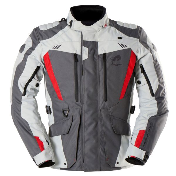 Veste Moto Furygan Apalaches Evo Grey Pearl Red Veste Moto Furygan Apalaches Evo Grey Pearl Red