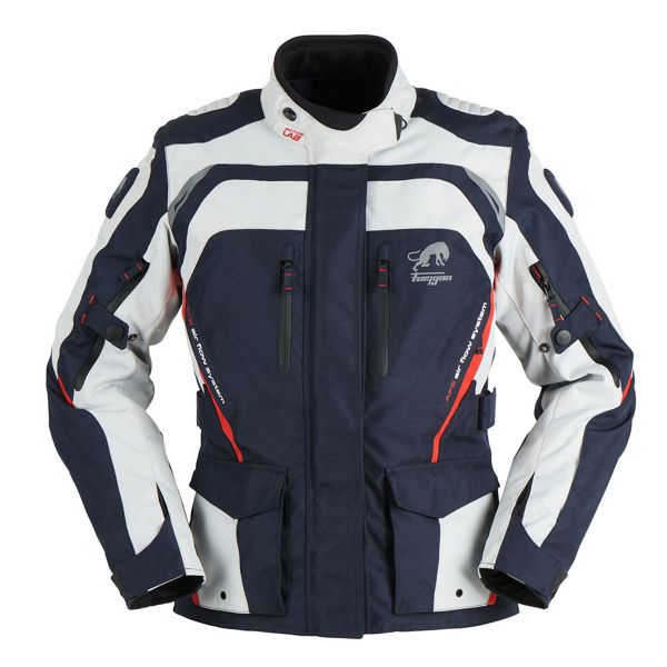 Veste Moto Furygan Apalaches Lady Blue Pearl Red Veste Moto Furygan Apalaches Lady Blue Pearl Red