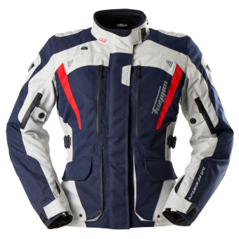 Veste Moto Furygan Apalaches Lady Evo Blue Pearl Red