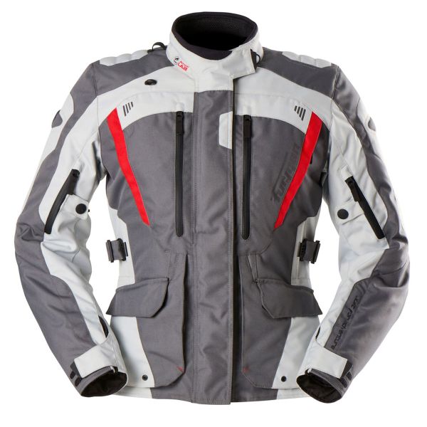 Veste Moto Furygan Apalaches Lady Evo Grey Pearl Red Veste Moto Furygan Apalaches Lady Evo Grey Pearl Red