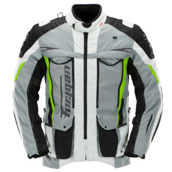 Veste Moto Furygan Montroc Kevlar Primaloft 3en1+ Black Pearl Anthracite Yellow St