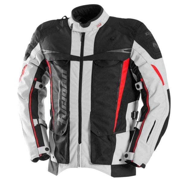 Furygan Montroc Kevlar Primaloft 3en1+ Black Pearl Red