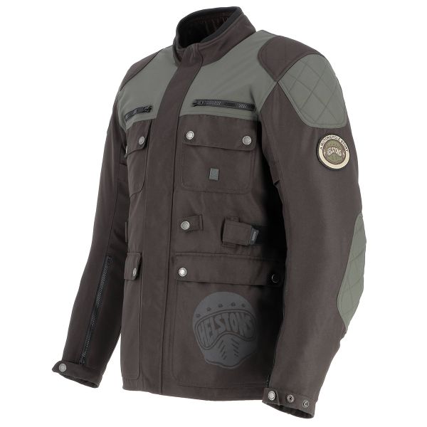 Veste Moto Helstons Desert Brown Kaki
