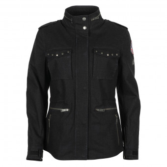 Veste Moto Helstons Tara Lady Coton Black