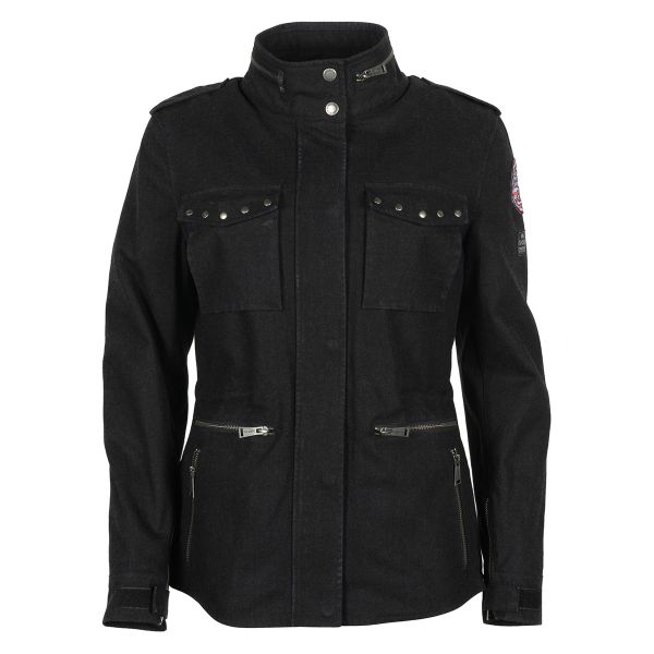 Veste Moto Helstons Tara Lady Coton Black
