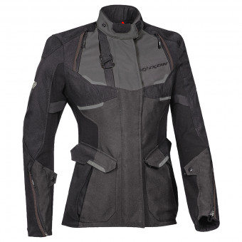 Veste Moto Ixon Eddas C Lady Black Anthracite