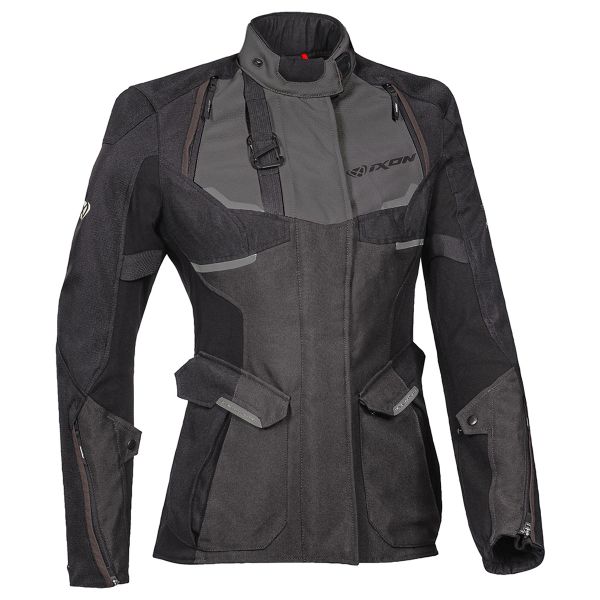 Veste Moto Ixon Eddas C Lady Black Anthracite Veste Moto Ixon Eddas C Lady Black Anthracite