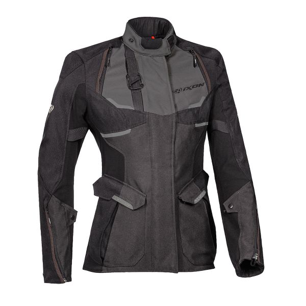 Veste Moto Ixon Eddas Lady Black Anthracite