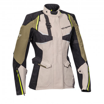 Veste Moto Ixon Eddas Lady Grege Khaki Black
