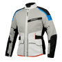Veste Moto Ixon M-Njord Light Grey Blue Bright Red