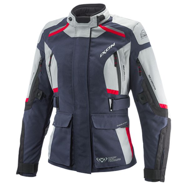 Veste Moto Ixon Midgard Lady Grege Navy Black Veste Moto Ixon Midgard Lady Grege Navy Black