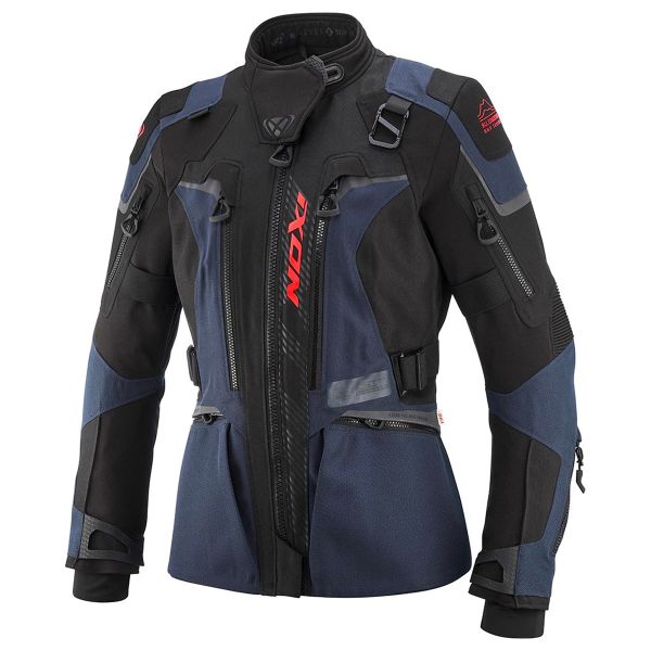 Veste Moto Ixon Odin Lady Navy Black Red Veste Moto Ixon Odin Lady Navy Black Red