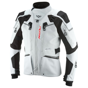 Veste Moto Ixon Odin Light Grey Black