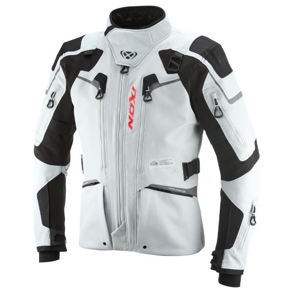Veste Moto Ixon Odin Light Grey Black