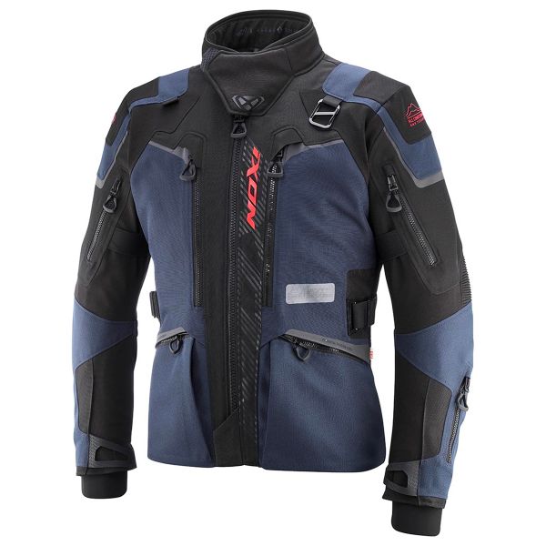 Veste Moto Ixon Odin Navy Black Red Veste Moto Ixon Odin Navy Black Red