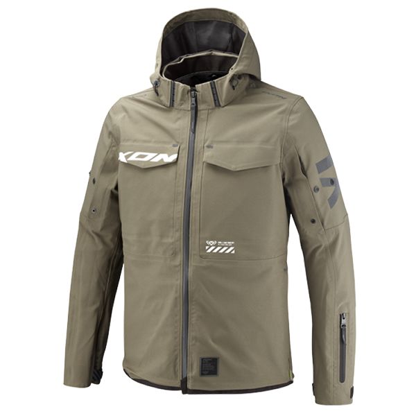 Veste Moto Ixon Square Kaki Veste Moto Ixon Square Kaki