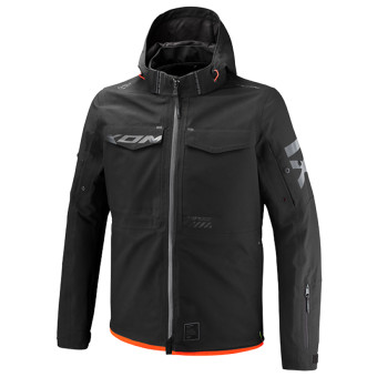 Veste Moto Ixon Square Black Red
