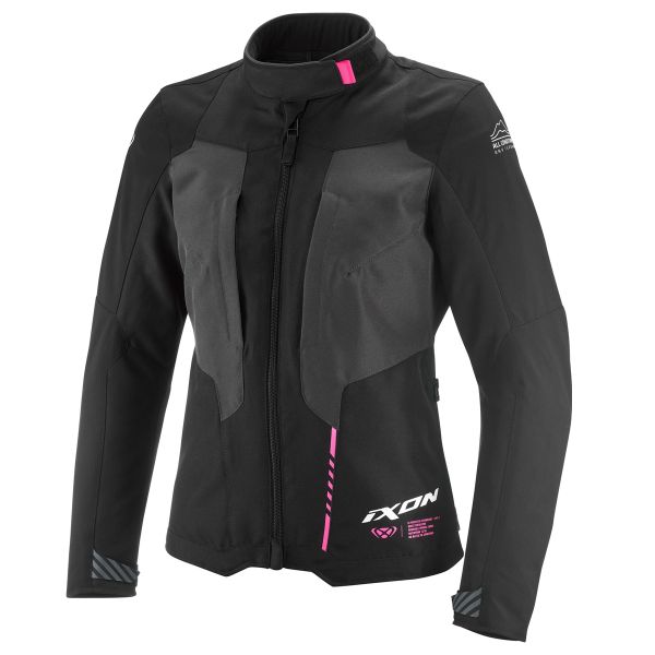 Veste Moto Ixon Tyr Lady Black Anthracite Bright Pink