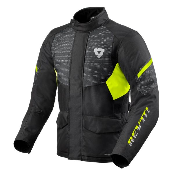 Veste Moto REV'IT Duke H2O Black Neon Yellow