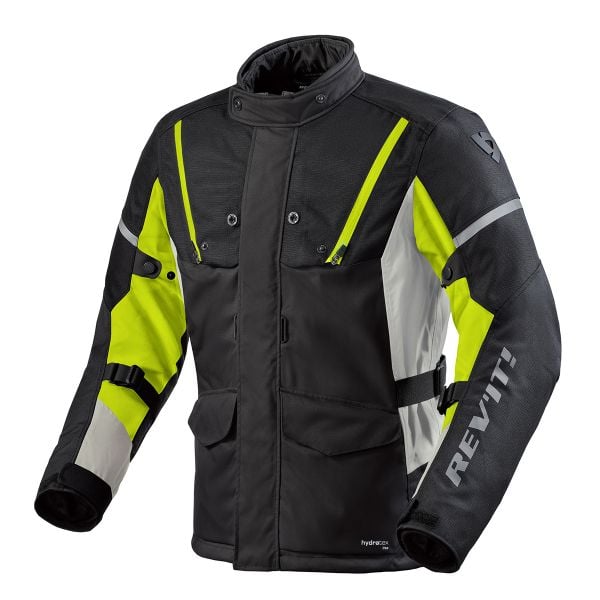 Veste Moto REV'IT Horizon 3 H2O Black Neon Yellow
