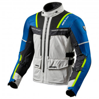 Veste Moto REV'IT Offtrack Argent Bleu Veste Moto REV'IT Offtrack Argent Bleu