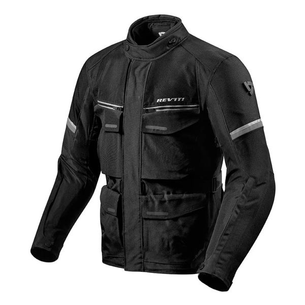 Veste Moto REV'IT Outback 3 Noir Argent