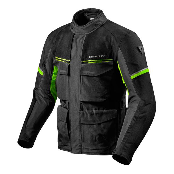 Veste Moto REV'IT Outback 3 Noir Jaune Neon Veste Moto REV'IT Outback 3 Noir Jaune Neon
