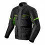 Veste Moto REV'IT Outback 3 Noir Jaune Neon