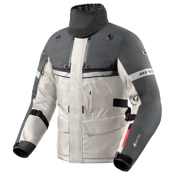 Veste Moto REV'IT Poseidon 3 GTX Argent Anthracite Veste Moto REV'IT Poseidon 3 GTX Argent Anthracite