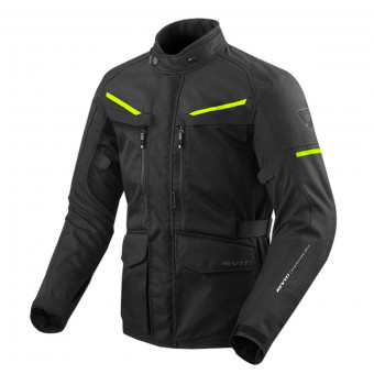 Veste Moto REV'IT Safari 3 Noir Jaune Neon