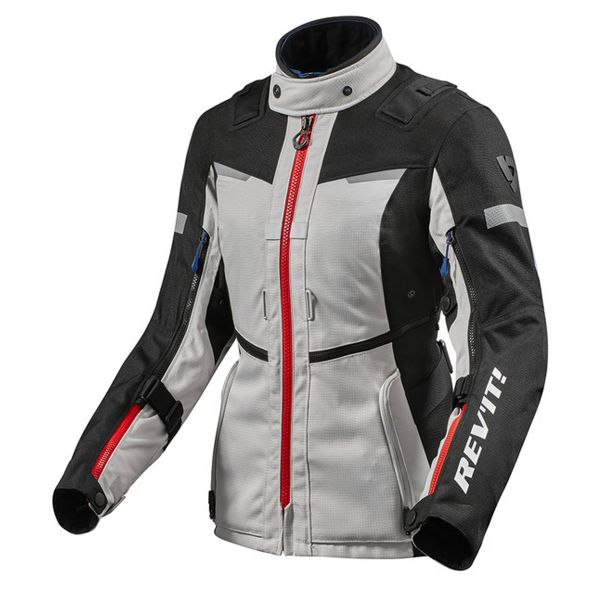Veste Moto REV'IT Sand 4 H2O Ladies Argent Noir