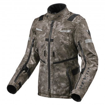 Veste Moto REV'IT Sand 4 H2O Ladies Camo Marron