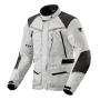 Veste Moto REV'IT Voltiac 3 H2O Argent Noir
