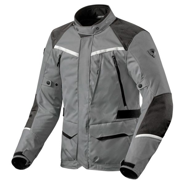Veste Moto REV'IT Voltiac 3 H2O Gris Noir Veste Moto REV'IT Voltiac 3 H2O Gris Noir