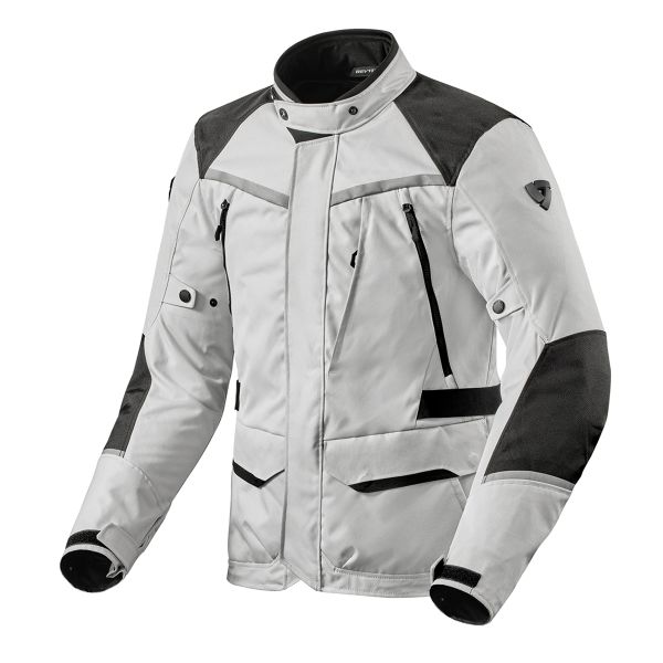 Veste Moto REV'IT Voltiac 3 H2O Ladies Argent Noir