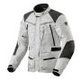 Veste Moto REV'IT Voltiac 3 H2O Ladies Argent Noir