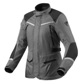 Veste Moto REV'IT Voltiac 3 H2O Ladies Gris Noir