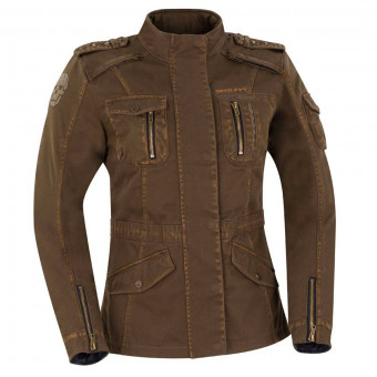 Veste Moto Segura Lady Jewel Crystal Kaki