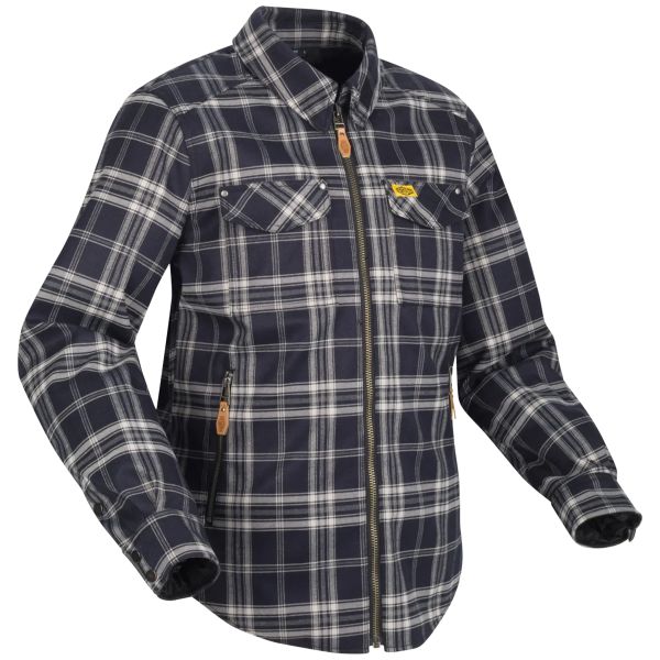 Veste Moto Segura Surchemise Traffic Blanc Marine Veste Moto Segura Surchemise Traffic Blanc Marine