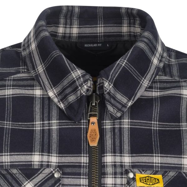 Segura Surchemise Traffic Blanc Marine